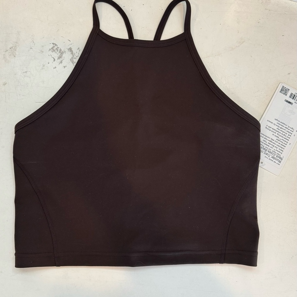 Wunder Train High-Neck Cross-Back Tank Top